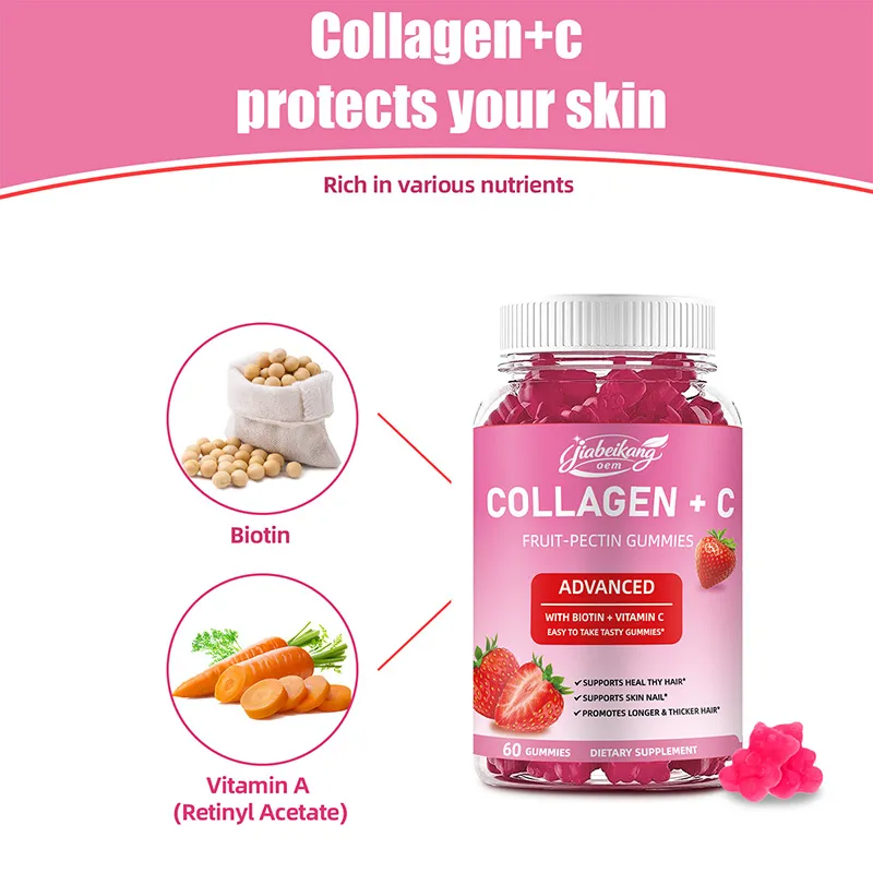 OEM Collagen Biotin Gummies