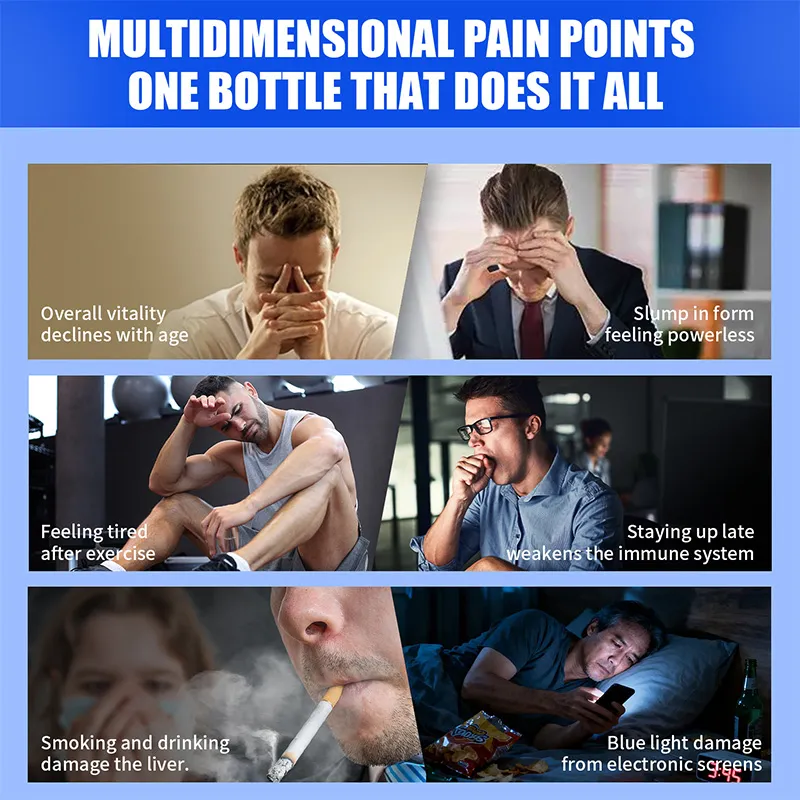 OEM Men's Multivitamin Gummies Functions