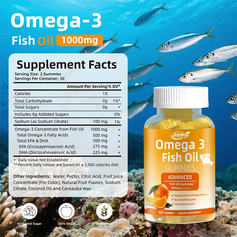 OEM Omega 3 Fish Oil Gummies Facts