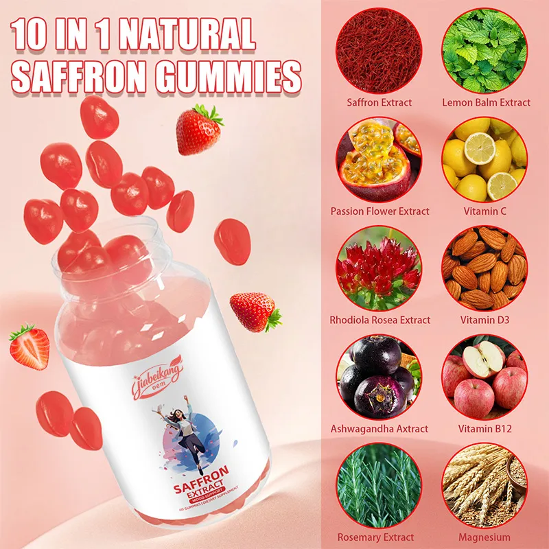 OEM Saffron Gummies Supplier Ingredients