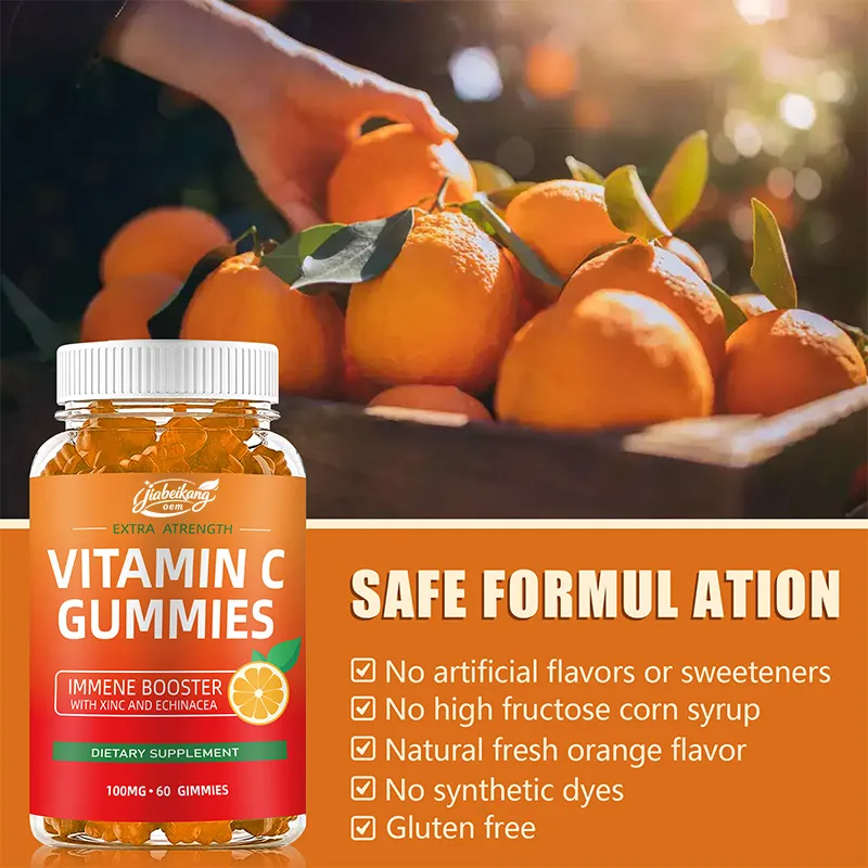 OEM Vitamin C Gummies Supplier Strength