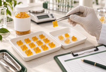 Quality inspection of pectin supplement gummies