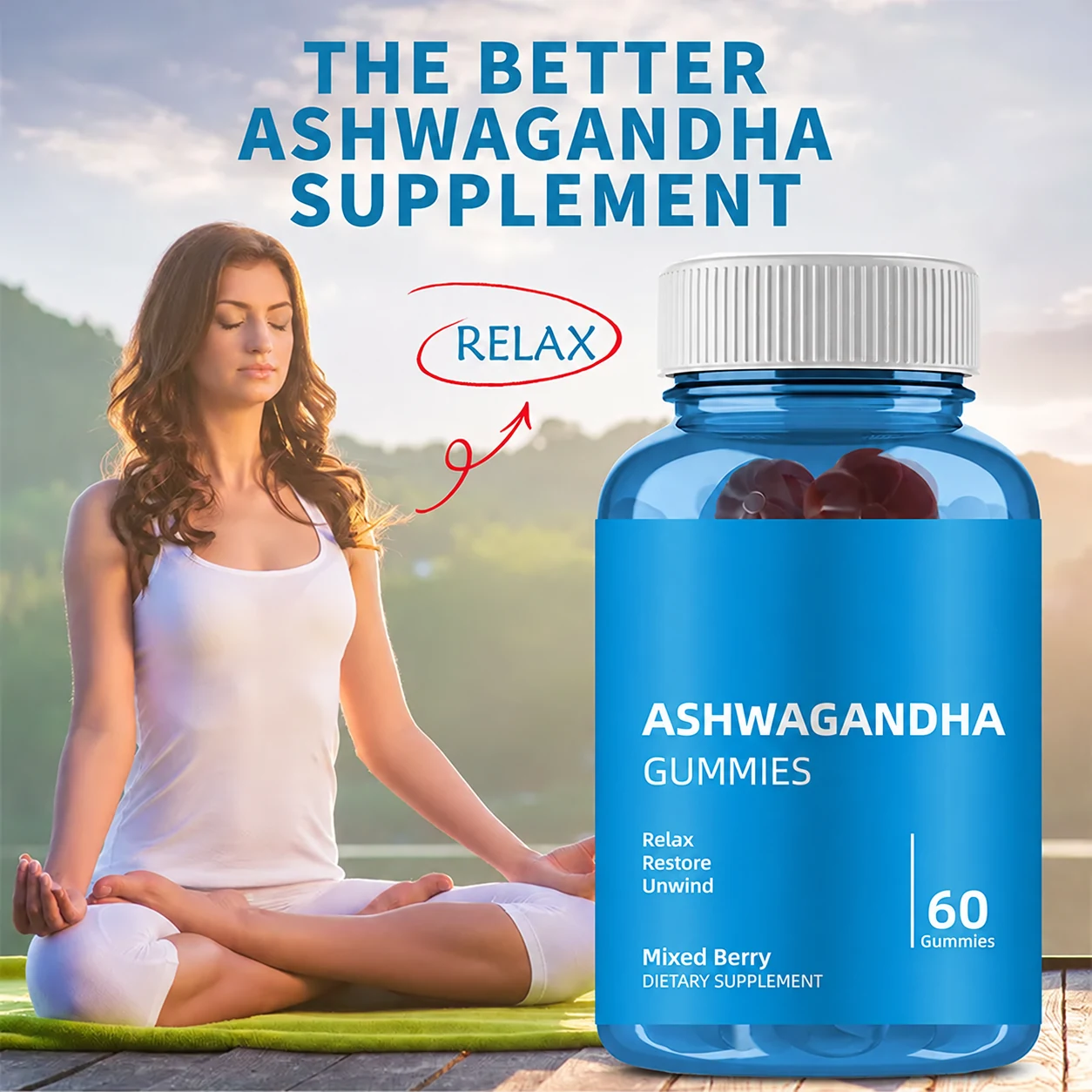 Ashwagandha Gummies Advantages, product image without legacy brand logo