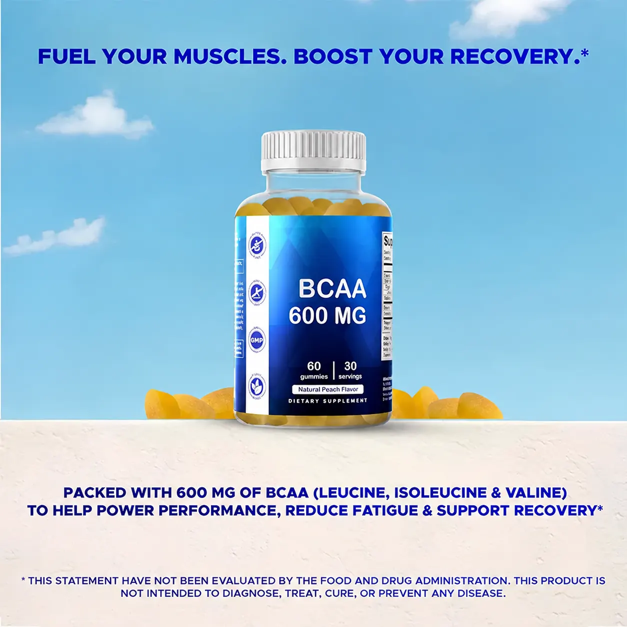 BCAA Gummies Functions, product image without legacy brand logo